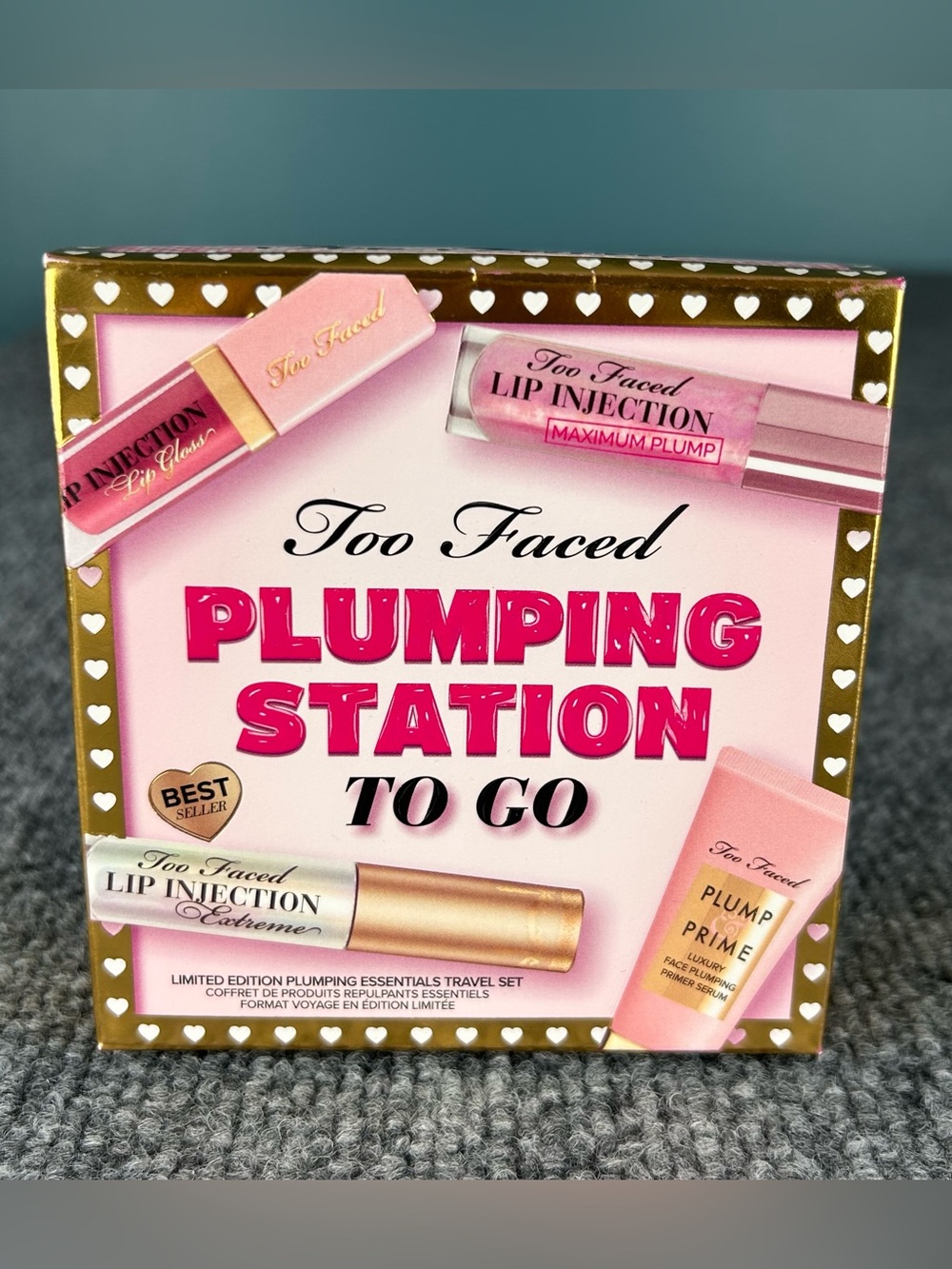 Too Faced Plumping Station To Go Travel Lip Injection & Face Set LIMITED EDITION